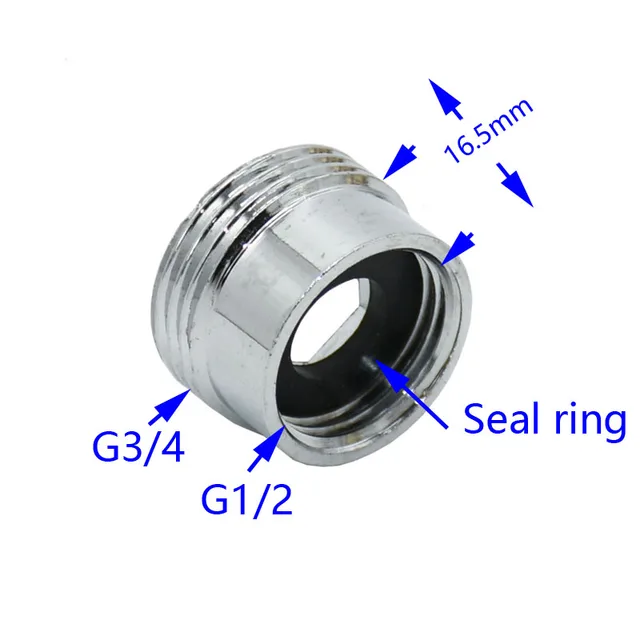 2 Adattatori Per Rubinetto In Ottone 3/4" - Connettori Universali Con Guarnizioni, Per Giardino E Cucina - Foto 10