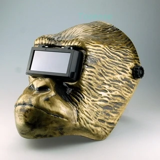 

Free shipping Automatically dimming Welding Helmet Gorilla Shape Good stuff Manager recommended +4pcs Inside Lens Covers