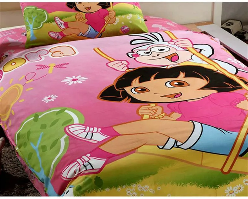 Gorgeous dora bedding set twin Cute Dora Bedding Set For Girls Kid Princess Duvet Cover Bed Sheet Pillowcase Single Children Cartoon Twin Size Beddings Girlsbedding Aliexpress Gorgeous dora bedding set twin Cute Dora Bedding Set For Girls Kid Princess Duvet Cover Bed Sheet Pillowcase Single Children Cartoon Twin Size Beddings Girlsbedding Aliexpress