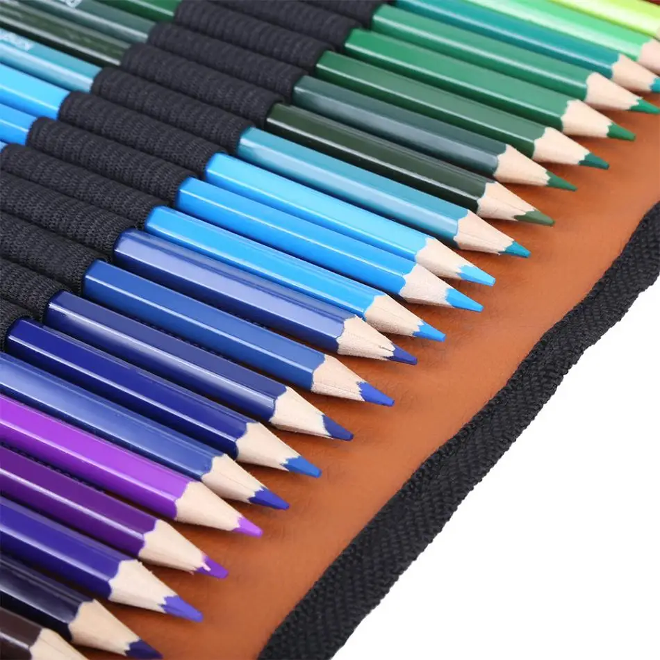 50 pz Art Drawing Set Matita Colorata Arte Matite Scatola di Caso 50 x Matite Colorate 1 x Cassa di Matita 1 x Temperamatite