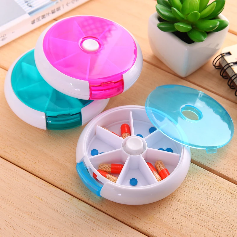 

MIRUI Clip Holders mini 7 Slots Desk Organizer Travel clip and stationery Box tablet Holder random color