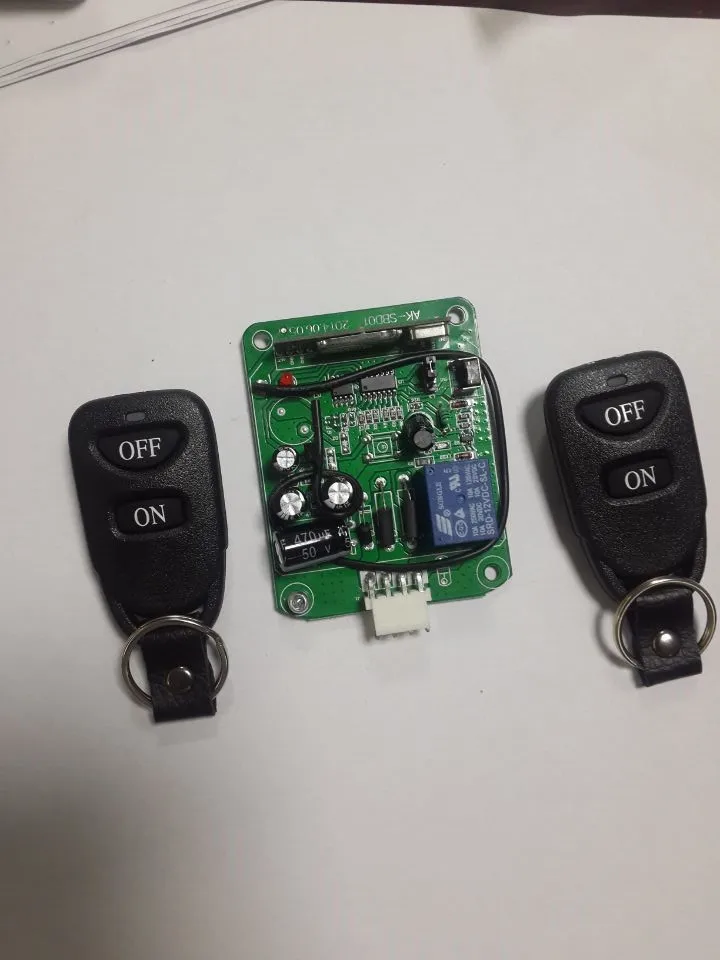 TOP DC12V 10A 1CH RF Wireless remote Solenoid Valve Remote Control