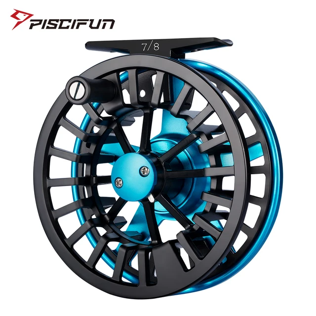 Best Offers Piscifun AOKA Aluminum 5/6 7/8WT Fly Reel Mid-arbor Cork/Teflon Disc Drag System Oversized Handle Fly Fishing Reel Best Offers Piscifun AOKA Aluminum 5/6 7/8WT Fly Reel Mid-arbor Cork/Teflon Disc Drag System Oversized Handle Fly Fishing Reel