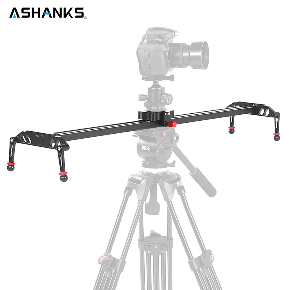 

Aluminum Camera Slider Damping Dolly Track Rail System for DSLR Nikon Canon Sony Photography Youtube Video Photo DV Movie