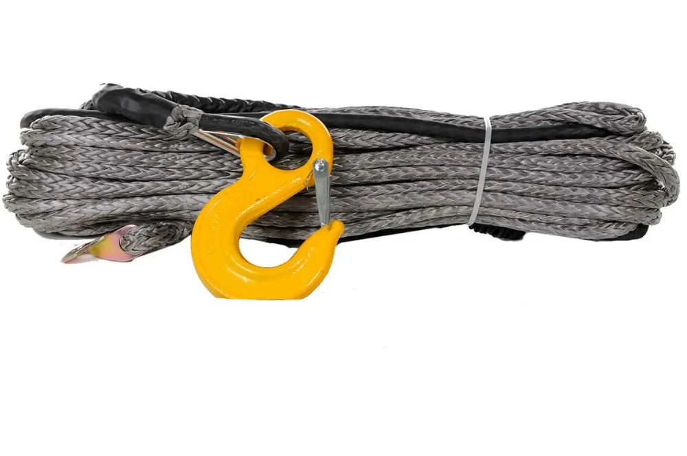 9mm x 40meters UHMWPE Synthetic Winch Rope with hook for 4x4/ATV/UTV