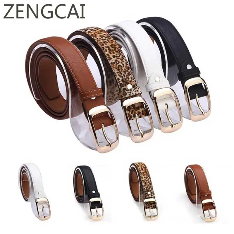 Ремень женский Designer Belts For Women New Fashion Female Belt Brand Ladies Faux Leather Metal Buckle Straps Girls Fashion Accessories