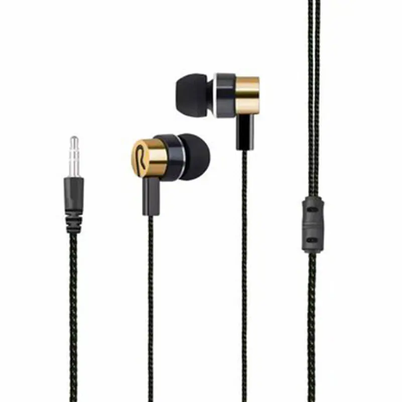 

QearFun Weave Wired headphones in Ear Earphone Music Stereo Earpieces Sport Running Headphones For iPhone Sony Samsung Huawei