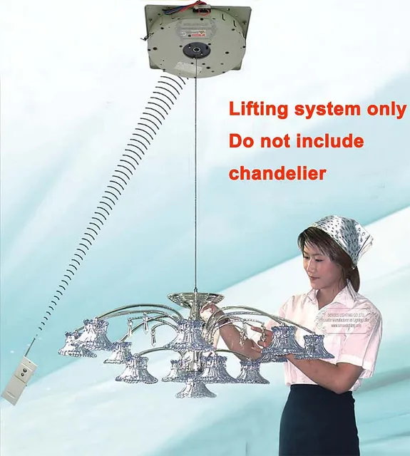 DDJ100 5M Auto Remote control Hoist for Crystal Chandelier Light Lift