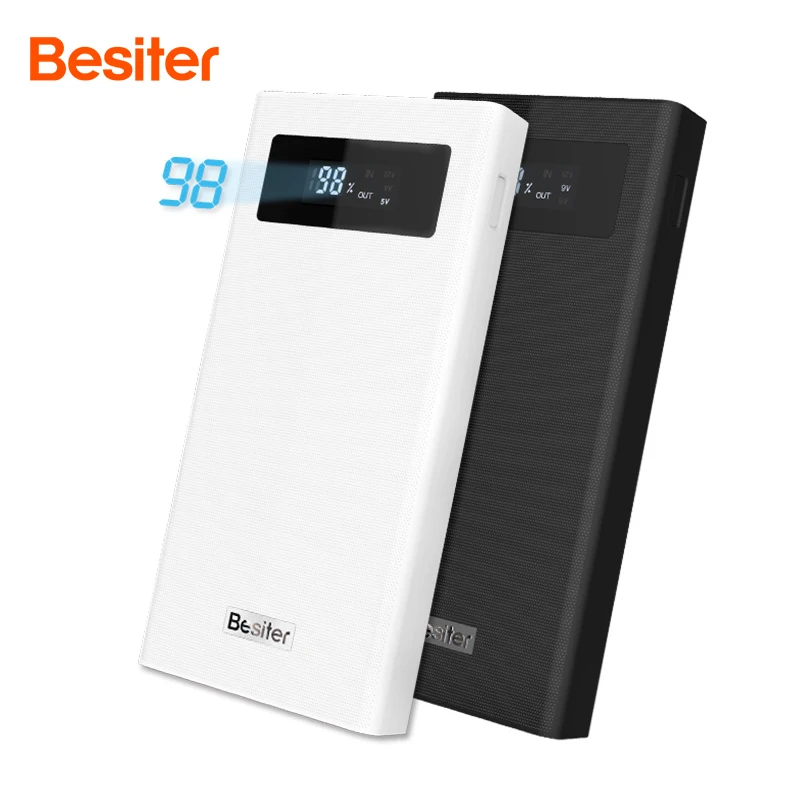  20000mAh Portable ChargerQuick Charge 3.0 Dual Input Output Typec-C Port with LCD Display High Capa