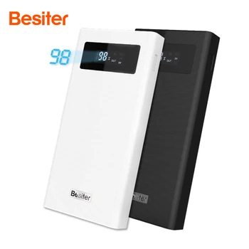 

20000mAh Portable Charger,Quick Charge 3.0 Dual Input Output Typec-C Port with LCD Display High Capacity Power Bank for xiaomi
