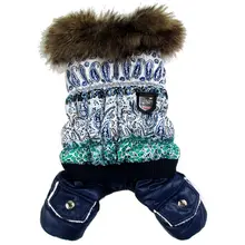 Winter Warm font b Dog b font Pet font b Clothes b font Padded Hoodie Jumpsuit