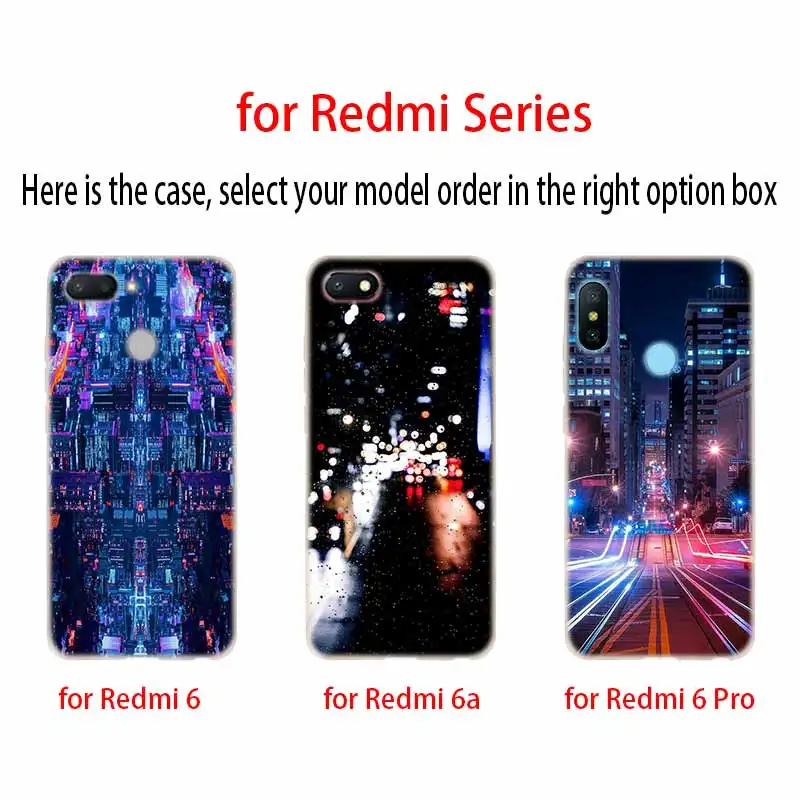 Крышка чехол для телефона из мягкого силикона ТПУ с рисунком Xiaomi Redmi 8 8a 7 7a 6a 5a 5plus