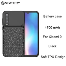 Чехол с аккумулятором для xiaomi 6 6X8 8SE 8 Lite 9 9SE Mix 2 mix 2s 4700mAh черный мягкий ТПУ дизайн для xiaomi Battey чехол с зарядным устройством