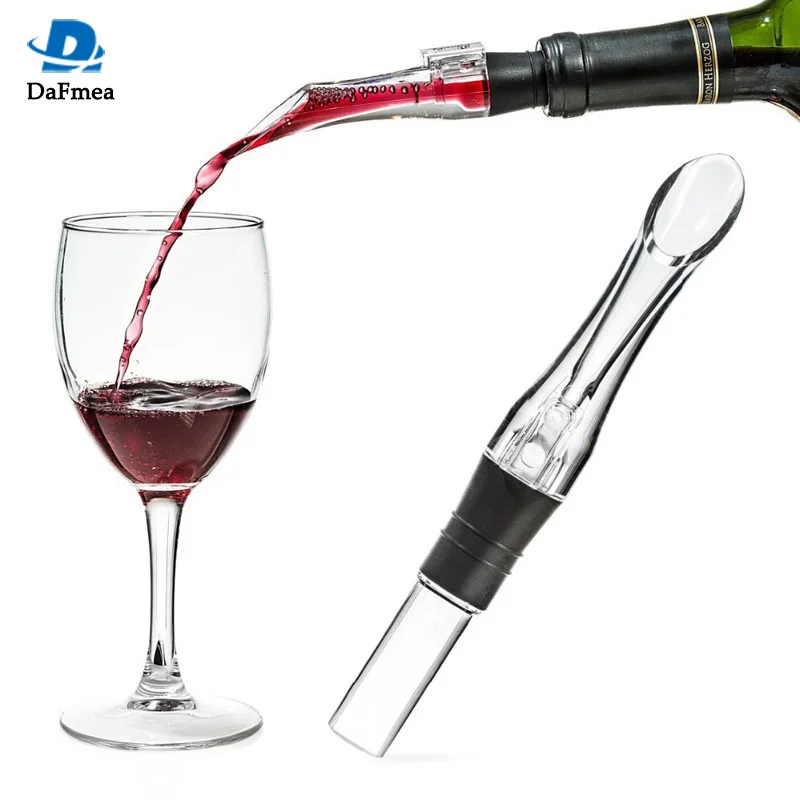 Acrylic Aerating Pourer Decanter Wine Aerator Spout Pourers Home and
