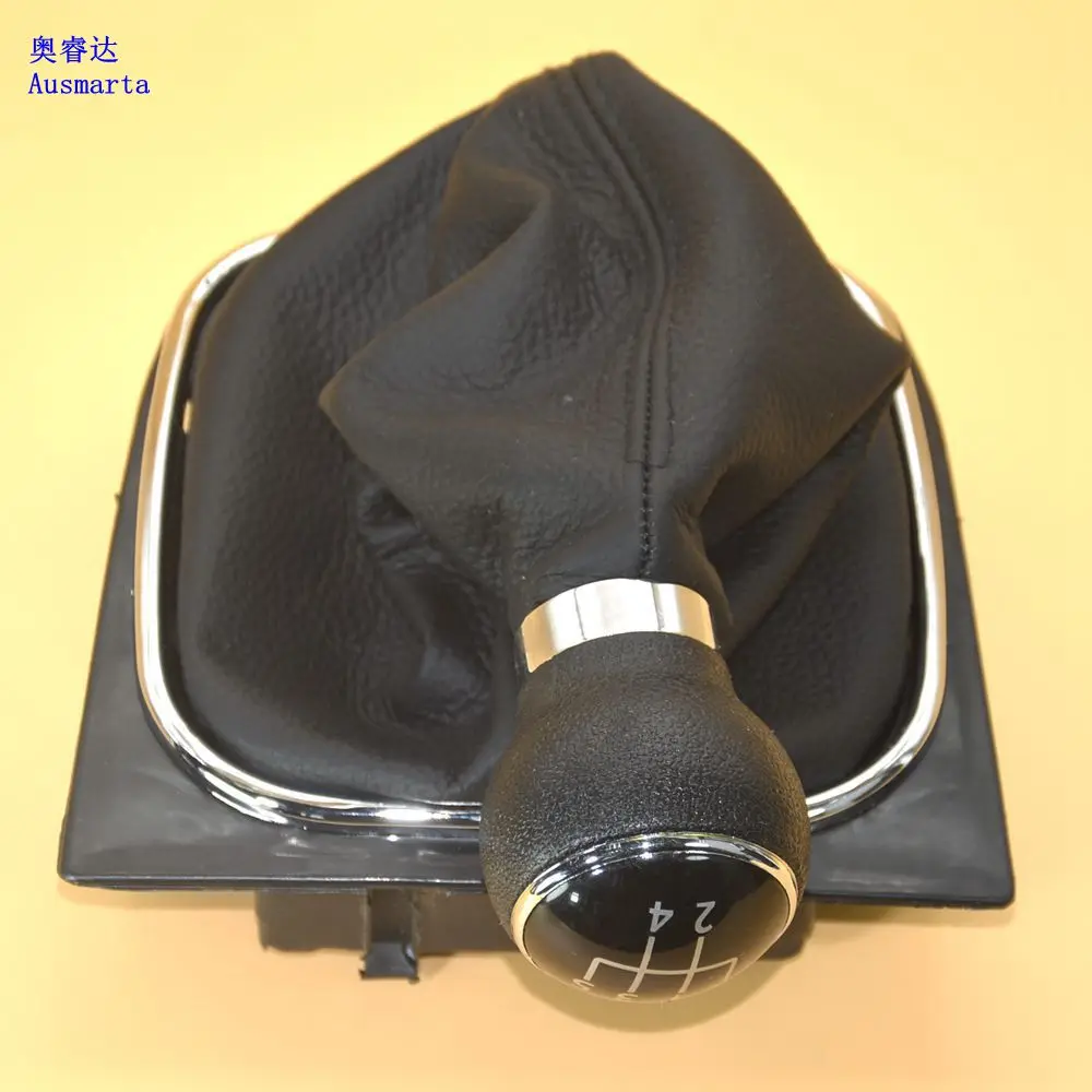NEW Black 6 Speed Gear Shift Knob For VW Golf MK6 Jetta Scirocco