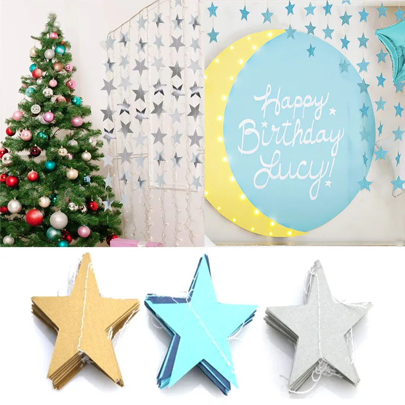 4M Star Banner Hanging Decoration-2