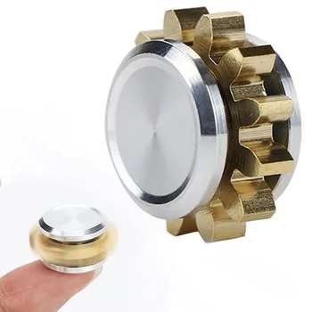 

MINI Gear Copper Alloy Spinner Fidget Hand Spinner Finger EDC Focus Toys Gift YH-17