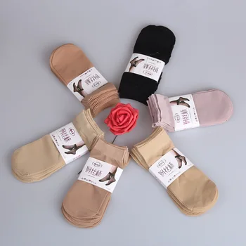 

60pair The spring and autumn period the steel ms filar socks wear don't break hook silk super soft velvet socks wq005