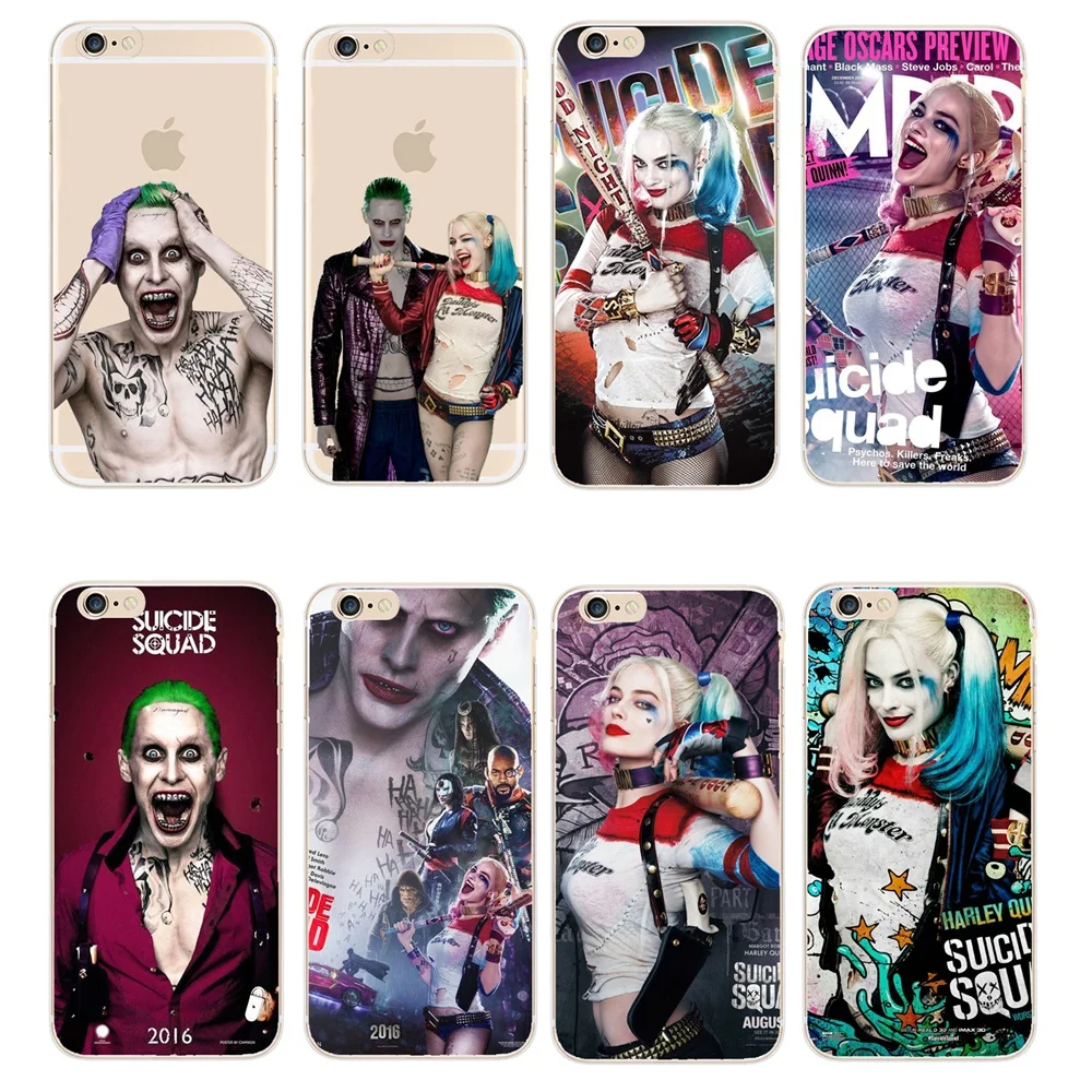 Чехол для телефона Margot Robbie Harley Quinn отряд самоубийц DC Comics прозрачный чехол iPhone 8X5 5S