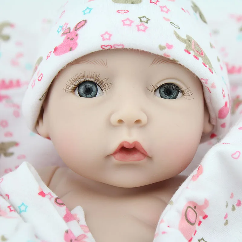 10 Pouce Vinyle Mini Et Mignon Bebe Reborn Belle Poupee Pour Promotion Pleine De Silicone Soft Corps Miniature Poupees Jouet De Bain Aliexpress