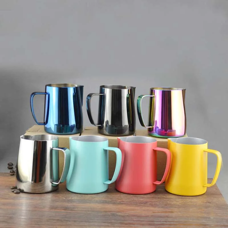 304 Pitcher Stainless Steel Coffee Pitcher Barista gear 350ml 600ml