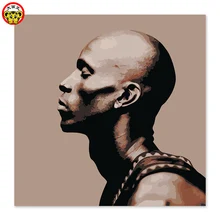 DIY Цифровая живопись, Кевин Гарнетт американский профессиональный баскетболист, мощность вперед