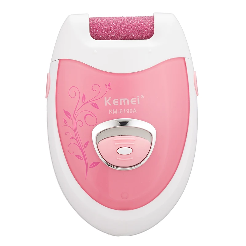 Kemei эпилятор для волос 2 в 1, перезаряжаемый Электрический эпилятор, беспроводной эпилятор, эпилятор для леди, электрический эпилятор для удаления мозолей ног