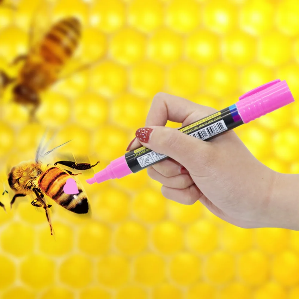 1 Sets Bee Marking Tool Kits Handed Queen Bee Catcher Clip Queen Marking Marker Pen Beekeeper Tool Beekeeping Equipment