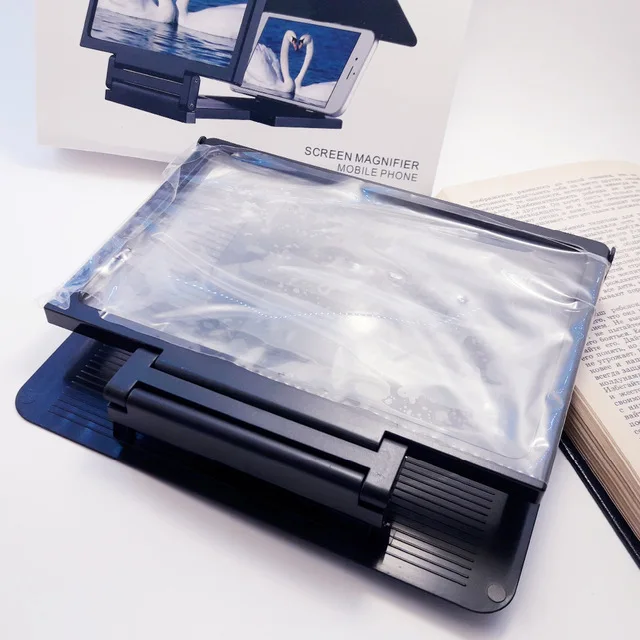 Hotsale Mobile Phone Screen Enlarger Amplifier Magnifier 3D Video Display Folding Enlarged Expander Eyes Protection Holder-3
