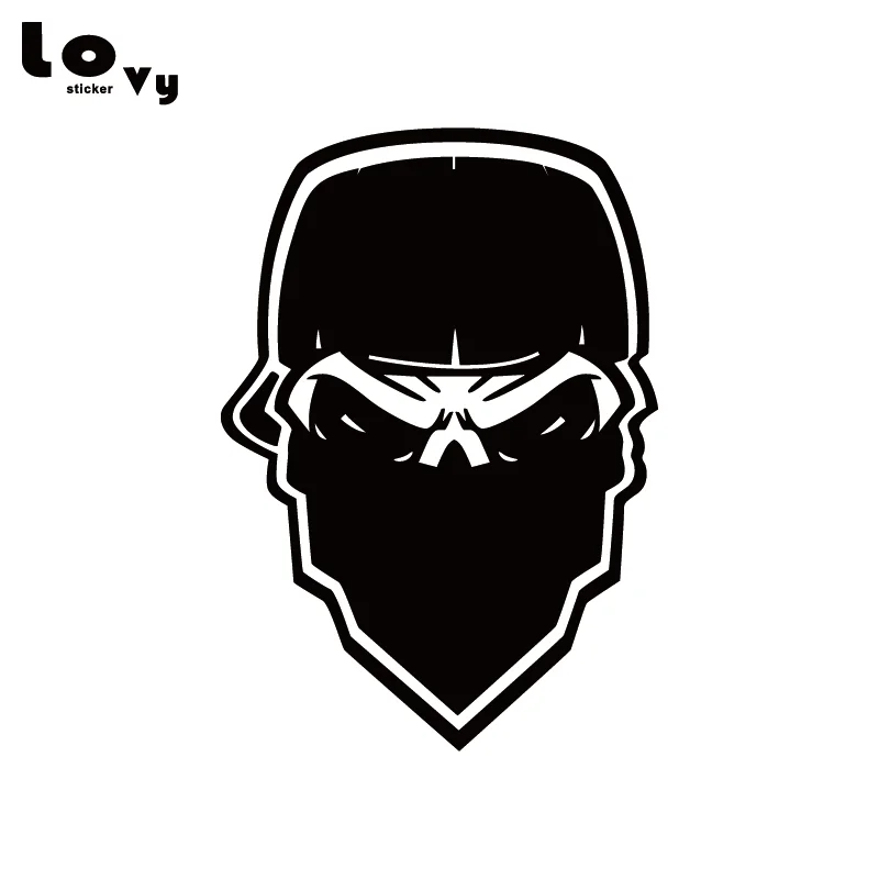 Gangster Masker Vinyl Stiker Mobil Keren Kartun Mobil Stiker Untuk Mobil Truk Motor Pintu Jendela Dekorasi Ca1304 Mobil Stiker Aliexpress