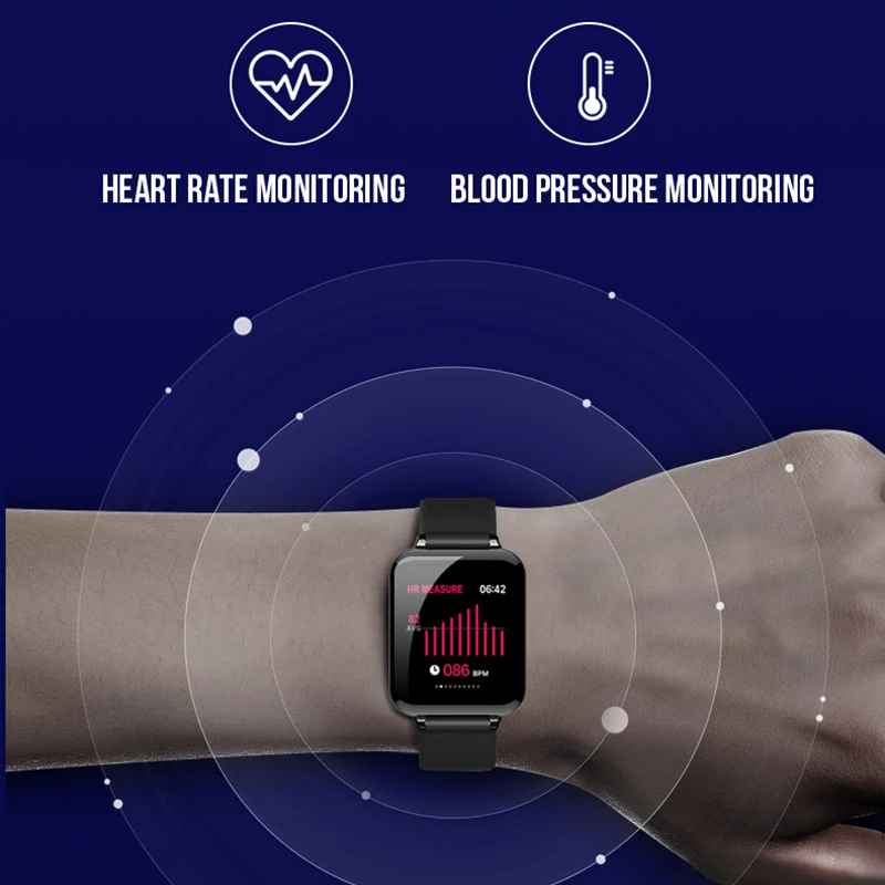 KIWITIME Смарт часы B57 фитнес браслет Hero Band 3 пульсометр Монитор артериального