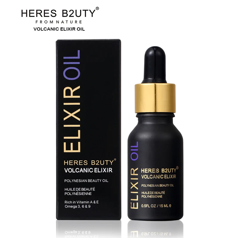 Brand HERES B2UTY VOLCANIC ELIXIR Polynesian Beauty Oil Rich in Vitamin A&E Hydrating
