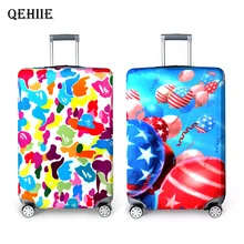 High Quality Travel Accessories Color Travel Luggage Cover Thick High Elastic Cute Suitcase Cover For18-32Inch Trolley Case 20