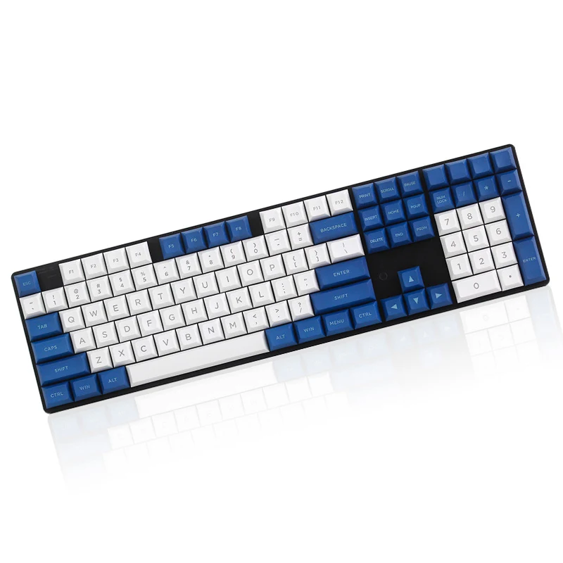 MP Dolch color DSA 145 клавиш PBT, радий Valture Keycap Cherry MX switch keycaps для проводной USB Механическая игровая клавиатура - Цвет: BLUE WHITE