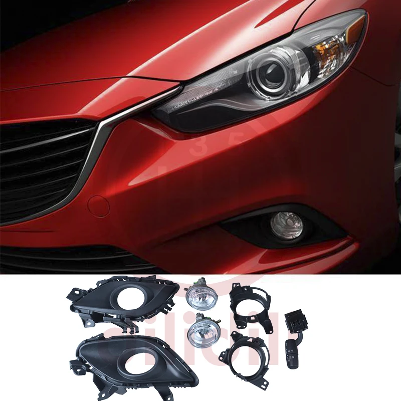 

Fog Lights Halogen Lamp Kit for Mazda 6 mazda6 2014-2015 without auto