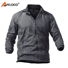 Летняя тактическая легкая мужская куртка, тонкая, с капюшоном, быстро сохнет, ветровка, защита от солнца, УФ-защита, военная, для рыбалки, рыбалки, куртки