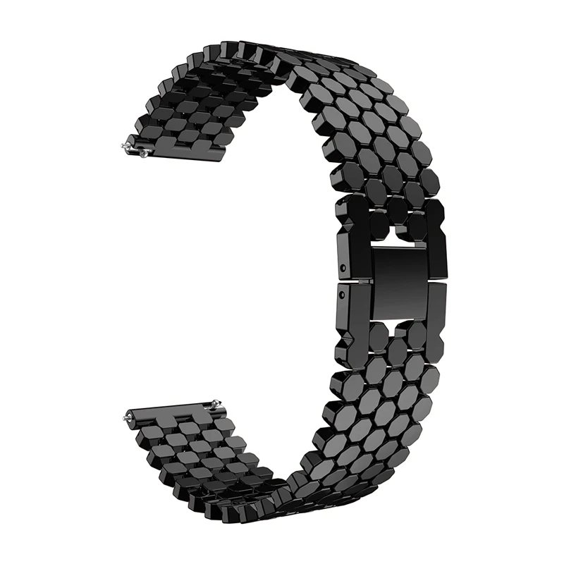 Ремешок из нержавеющей стали для samsung S3 frontier galaxy watch 46 мм huawei watch gt 2 46 мм ремешок 22 мм браслет металлический ремешок для часов