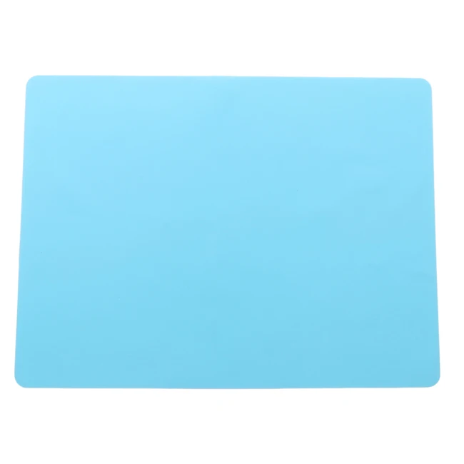 Силиконовые коврики коврик для выпечки лучшая силиконовая подкладка для печки теплоизоляционная подставка для выпечки детская панель коврик 40x30 см кухонные аксессуары - Цвет: Темно-синий
