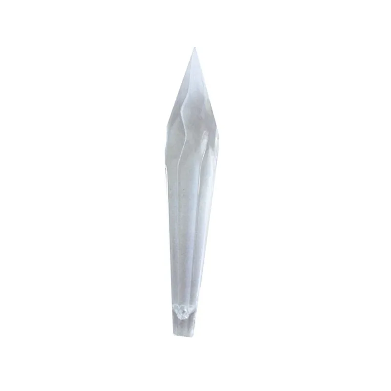 

15pcs/Lot 76mm Crystal Multi-Cuts U-DROP Icicle Prism Glass U Drop Prism Pendant , Free Shipping