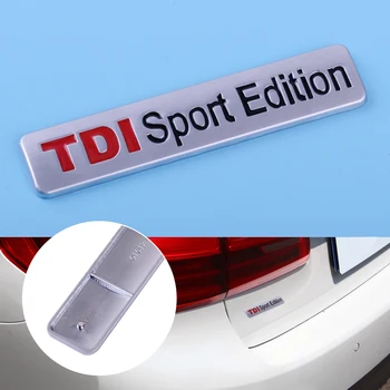 

CITALL Auto Car chrome TDI SPORT Edition Emblem Badge Decal Sticker Metal 3D Turbo Direct Injection