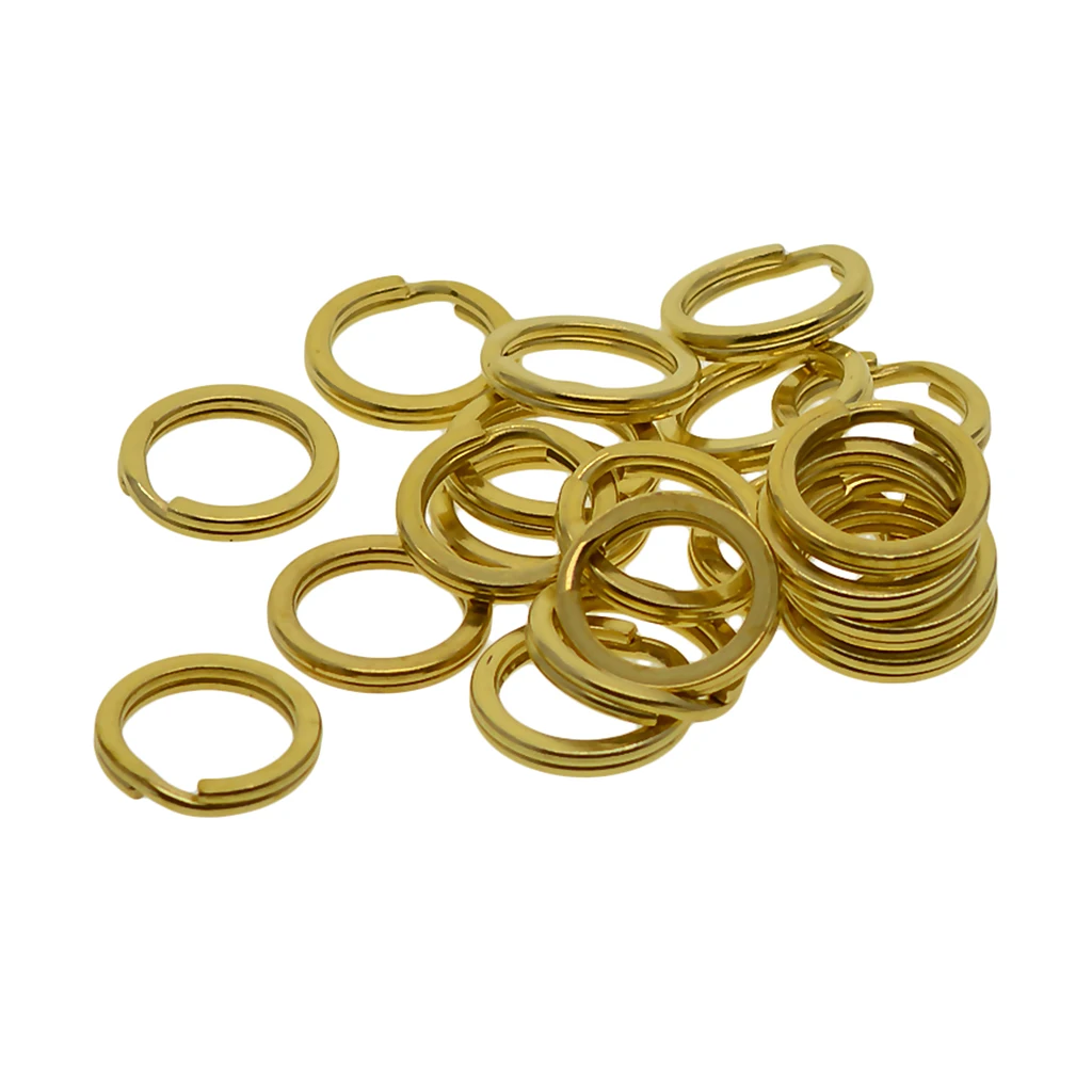 

20 Pcs Key Ring Chain Holder Bag Charms Clasp Connector For Clip Key 15mm Loop Findings Jewelry Clasps Hooks DIY Crafts