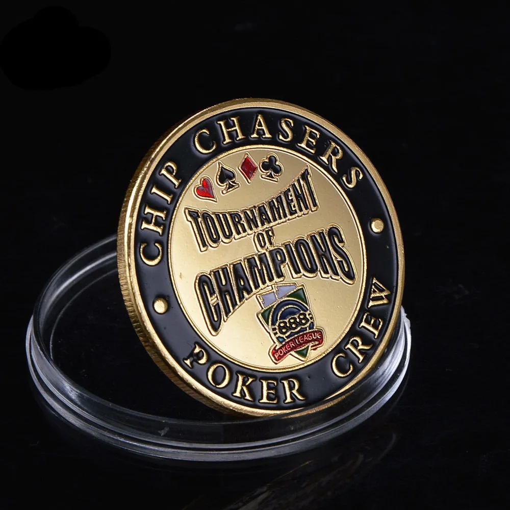 5pcs/lot Free shipping,24k Gold Poker Coin,chip Poker Guard Card Gold ...