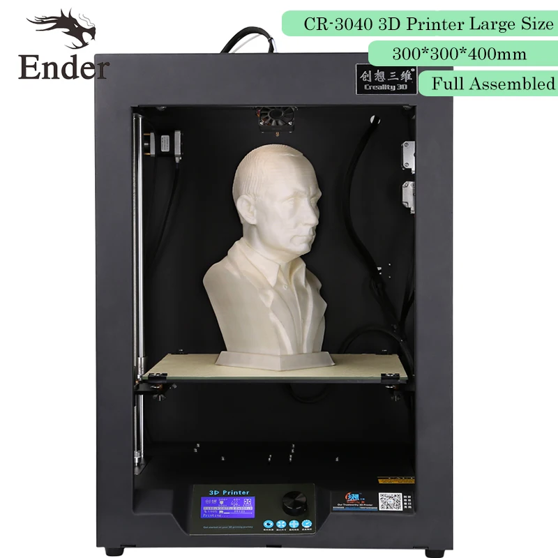 

High Precision 3D printer CR-3040s/CR-3040 Touch Screen Full Assembled 3D printer Large print size 300*300*400mm n FILAMENT