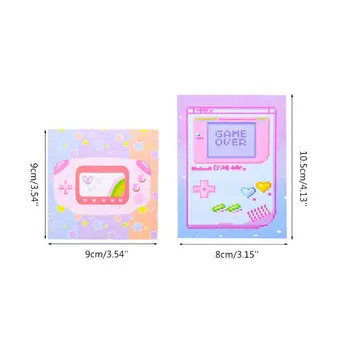 

6Pcs/Bag Portable Sticky Notes Memo With Colorful Computer Pattern For Children Kids Reminding Plan Schedule Writing Supply
