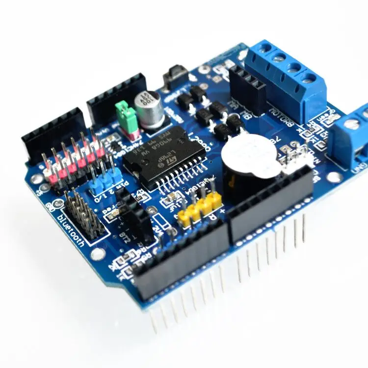 L298P контроллер скорости ШИМ двойной высокомощный драйвер H bridge Bluetooth интерфейс