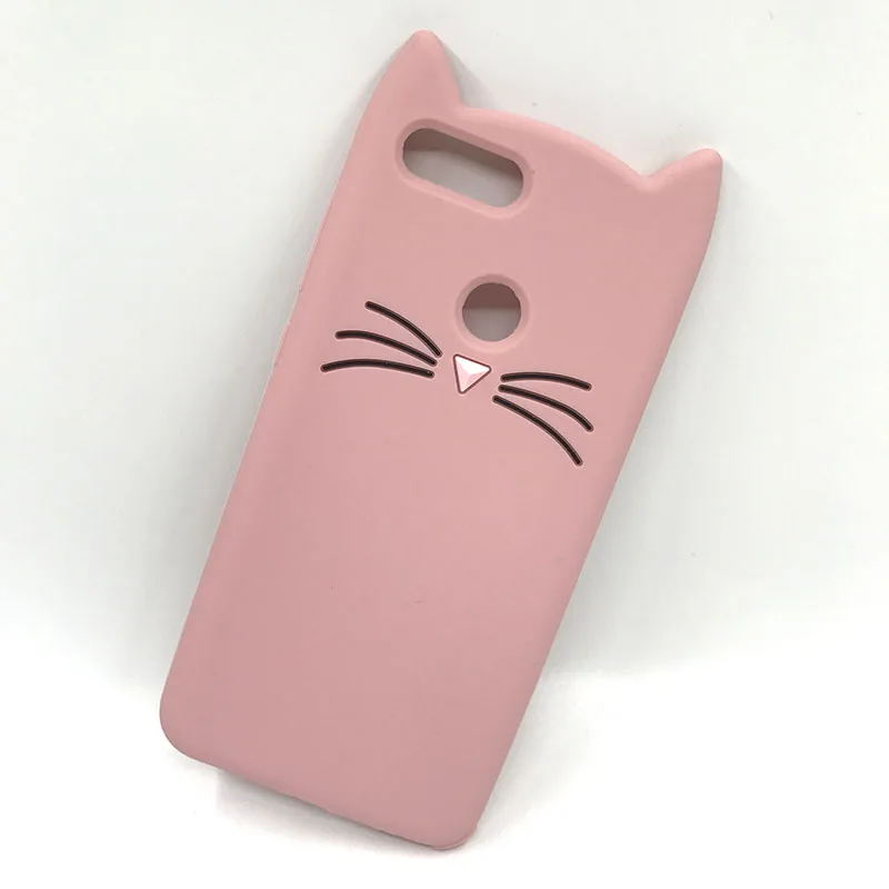 Honor 9 Lite чехол для телефона Huawei Honor 9 Lite чехол Fundas 3D милый розовый конь Единорог Ститч Кот Мягкий силиконовый чехол Капа - Цвет: Pink Cat