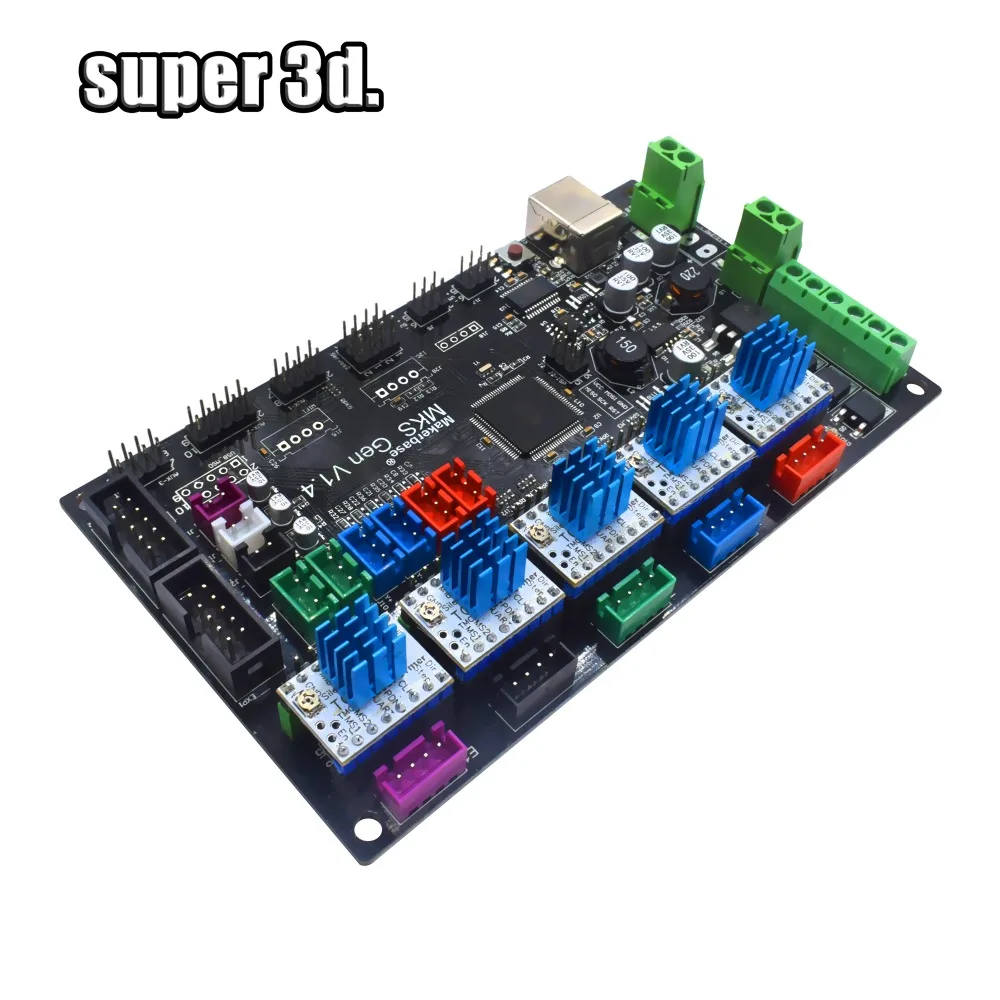 Детали для 3D принтера MKS Gen V1.4 плата управления Mega 2560 R3 материнская RepRap Ramps1.4 +