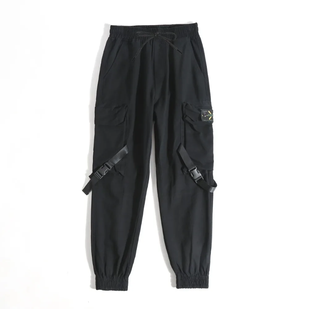 

Man Black Joggers 2019 Summer Harem Pants Loose Mens Sweatpants Fashion Street Streetwear Casual Pants Harajuku Hip Hop WY052