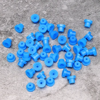 

100pcs Silicone Tattoo Machine Needle Mat Pad Supplies Tattoo Piercing Needles Cushion Kit T Shape Tattoo Accessories