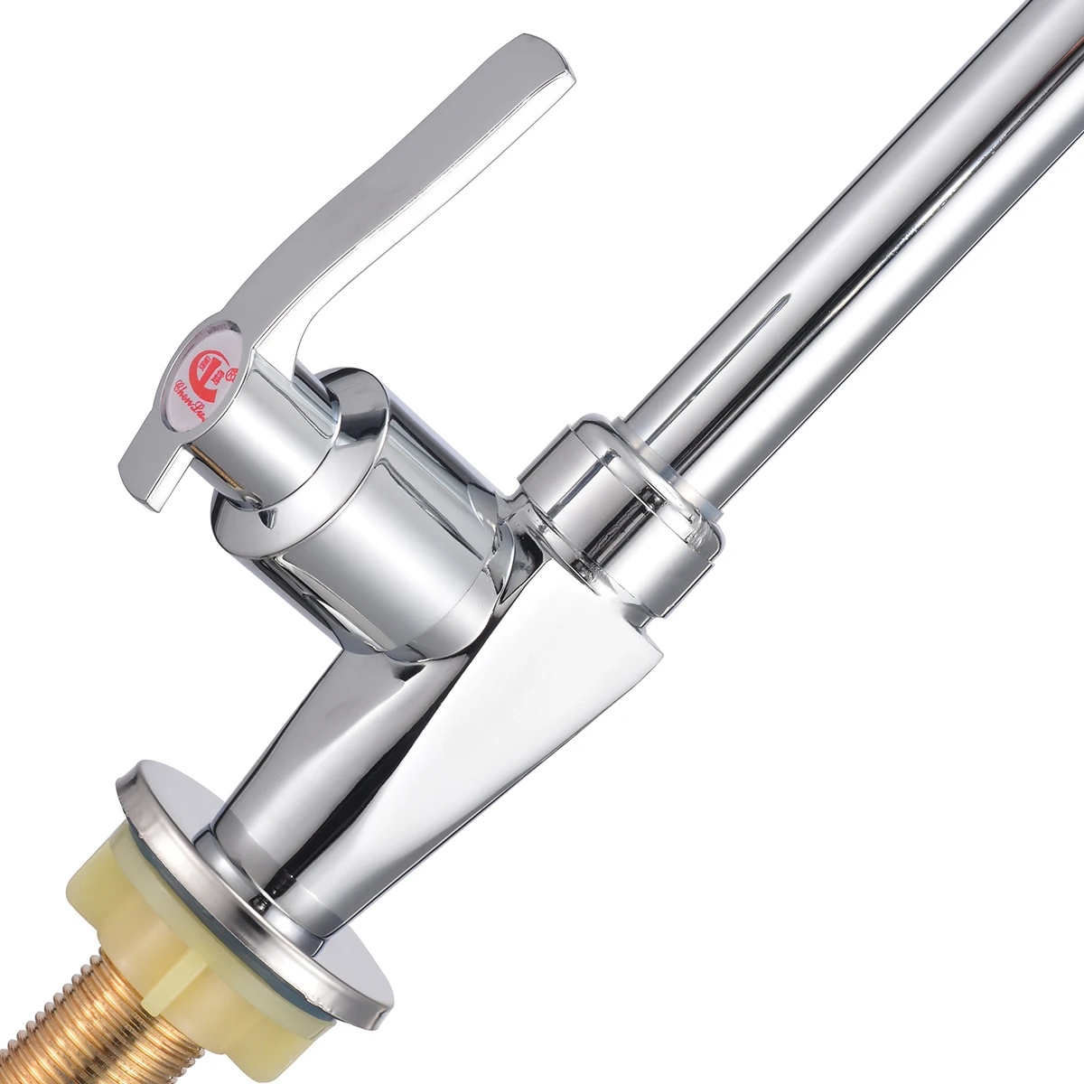 Stainless Steel Single Lever 360 Degree Kitchen Faucet Silver Water Tap Kitchen Tap for Home Bathroom Kitchen Hardware